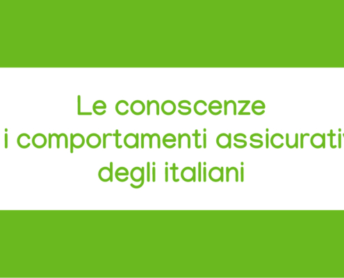 corso online conoscenze comportamenti assicurativi italiani