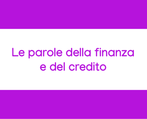 corso online educazione finanziaria - finanza e credito