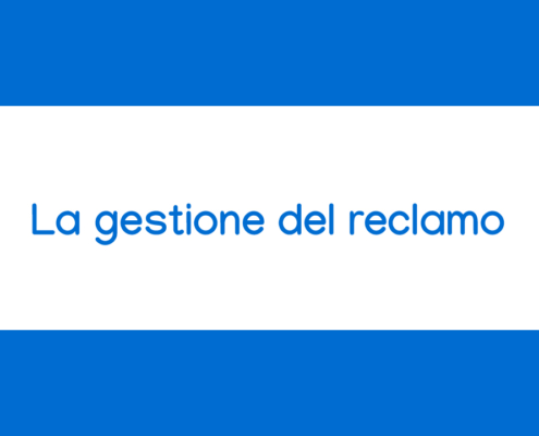 corso online - gestione reclamo - assicurazioni