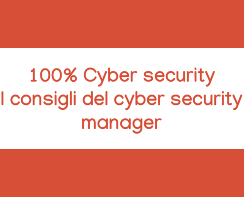 Corso Cyber security - I consigli del cyber security manager